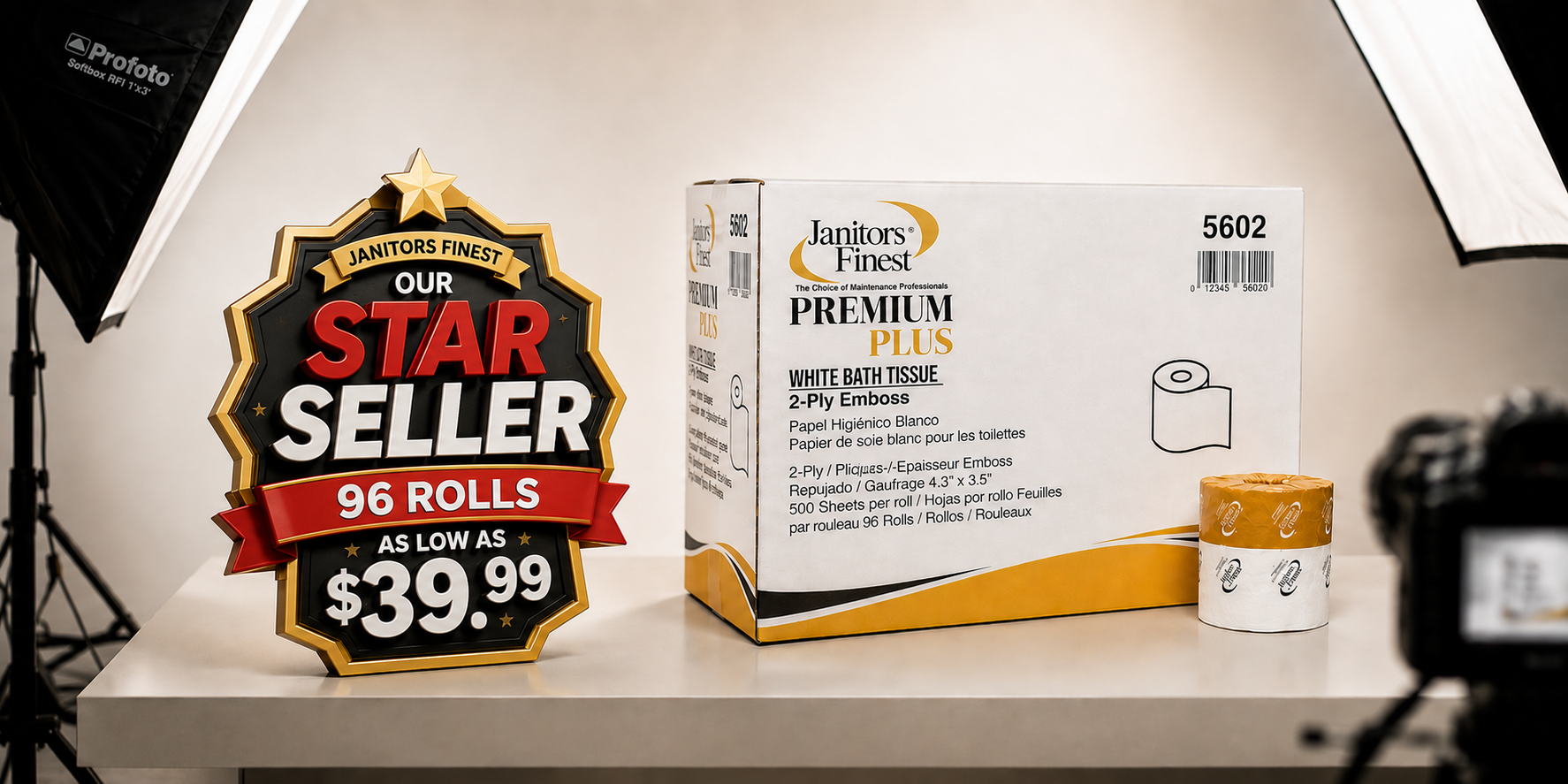 Star Seller — Janitors Finest Premium Plus 96 Rolls as low as $39.99
